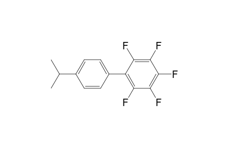 1,2,3,4,5-pentafluoro-6-(4-isopropylphenyl)benzene