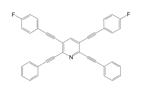 2,6-Bis(phenylethynyl)-3,5-bis((4-fluorophenyl)ethynyl)pyridine