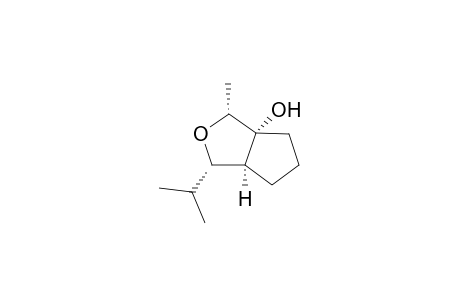 (1R*,2R*/S*,4S*,5S*)-2-Methyl-3-oxa-4-(2-propyl)bicyclo[3.3.0]-octan-1-ol