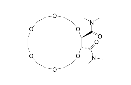 1,4,7,10,13,16-Hexaoxacyclooctadecane-2,3-dicarboxamide, N,N,N',N'-tetramethyl-, [2R-(2R*,3R*)]-