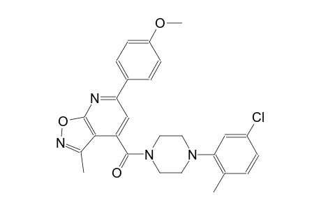 isoxazolo[5,4-b]pyridine, 4-[[4-(5-chloro-2-methylphenyl)-1-piperazinyl]carbonyl]-6-(4-methoxyphenyl)-3-methyl-