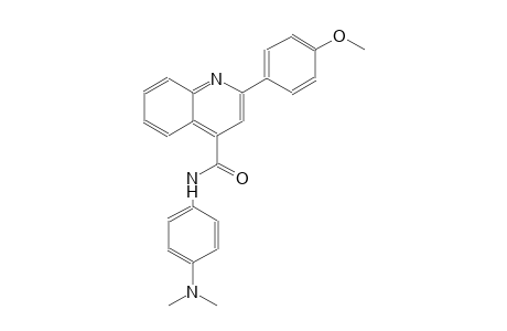 N-[4-(dimethylamino)phenyl]-2-(4-methoxyphenyl)-4-quinolinecarboxamide