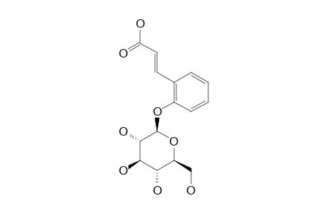 (E)-MELILOTOSIDE;(E)-ORTHO-COUMARIC-ACID-BETA-D-GLUCOPYRANOSIDE
