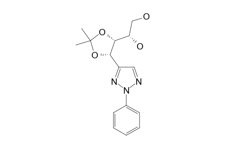 2-PHENYL-4-(D-ARABINO-O-1',2'-ISOPROPYLIDENE-3',4'-DIHYDROXYBUTYL)-2H-1,2,3-TRIAZOLE