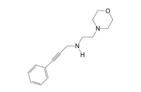 2H-1,4-Oxazine-4-ethanamine, tetrahydro-N-(3-phenyl-2-propynyl)-