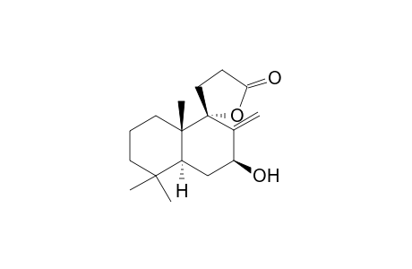 7.beta.-Hydroxy-8-methylene-14,15,16-trinor-labd-8(17)-en-13,9.alpha.-olide