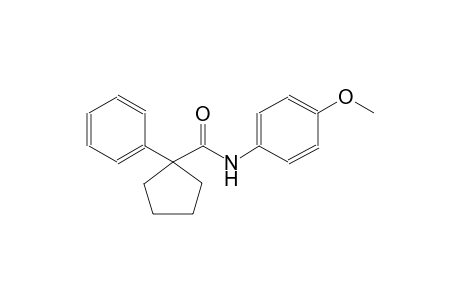 N-(4-methoxyphenyl)-1-phenylcyclopentanecarboxamide