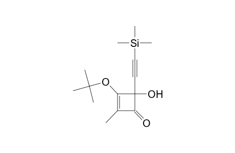 3-tert-Butoxy-4-hydroxy-2-methyl-4-[(trimethylsilyl)-ethynyl]cyclobut-2-en-1-one