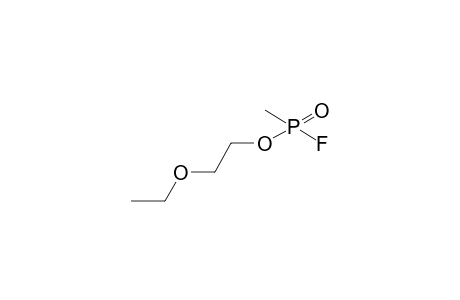 2-Ethoxyethyl methylphosphonofluoridoate