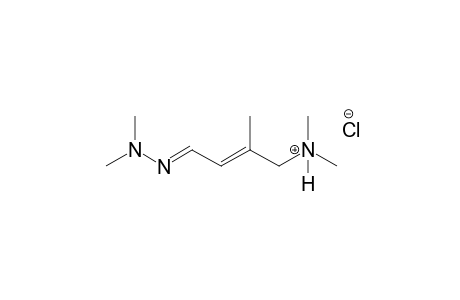 (1E,2E)-4-dimethylamino-3-methylbut-2-enal Dimethylhydrazone monohydrochloride