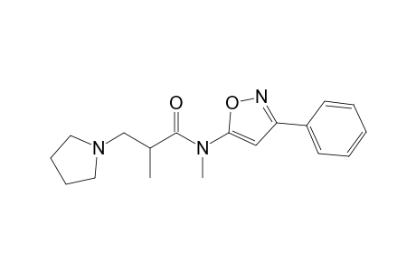 2,N-Dimethyl-N-(3'-phenyl-5'-isoxazolyl)-3-pyrrolidino-propanamide