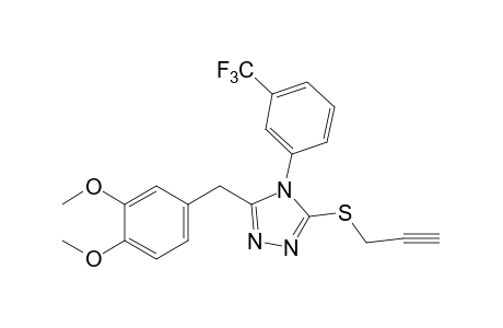 3-[(2-propyl)thio]-4-(alpha,alpha,alpha-trifluoro-m-tolyl)-5-veratryl-4H-1,2,4-triazole
