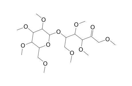 1,3,4,6-Tetra-O-methyl-5-O-(2,3,4,6-tetra-O-methylhexopyranosyl)hex-2-ulose