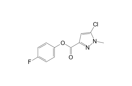 5-chloro-1-methylpyrazole-3-carboxylic acid, p-fluorophenyl ester