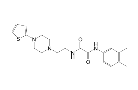 ethanediamide, N~1~-(3,4-dimethylphenyl)-N~2~-[2-[4-(2-thienyl)-1-piperazinyl]ethyl]-