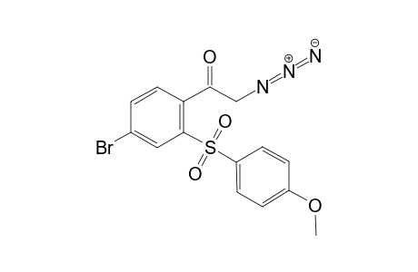 o-(p-methoxyphenylsulfonyl)-.omega.-diazoaceto(p-bromophenone)