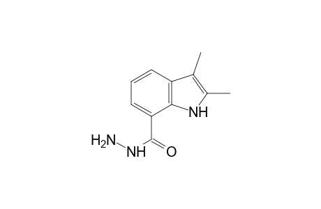 2,3-dimethylindole-7-carboxylic acid, hydrazide