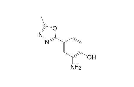 phenol, 2-amino-4-(5-methyl-1,3,4-oxadiazol-2-yl)-