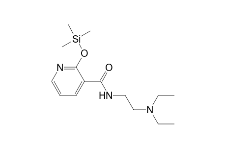 2-Trimethylsilyloxy-n-(2-(diethylamino)ethyl)-3-pyridinecarboxamide