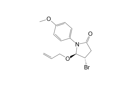 trans-5-Allyloxy-4-bromo-1-(p-methoxyphenyl)pyrrolidin-2-one