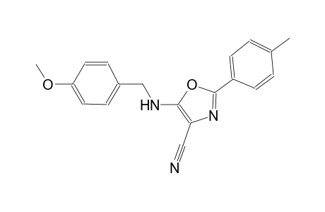 5-[(4-methoxybenzyl)amino]-2-(4-methylphenyl)-1,3-oxazole-4-carbonitrile