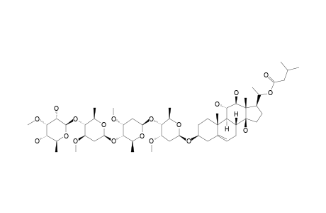 DREBYSSOGENIN-K(2)-3-O-3-O-METHYL-6-DEOXY-BETA-D-ALLOPYRANOSYL-(1->4)-BETA-D-OLEANDROPYRANOSYL-(1->4)-BETA-D-CYMAROPYRANOSYL-(1->4)-BETA-D-CYMAROPYRANOSIDE