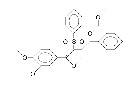 (4R,AS)-2-(3,4-dimethoxy-phenyl)-4-(A-methoxymethoxy-benzyl)-3-phenylsulfonyl-4,5-dihydro-furan