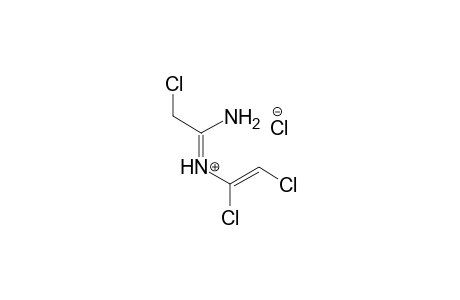 2-Chloro-N-[(Z)-1,2-dichloroethenyl]ethanimidamide chloride