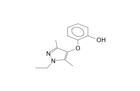 1-ethyl-3,5-dimethyl-4-(2-hydroxyphenoxy)pyrazole
