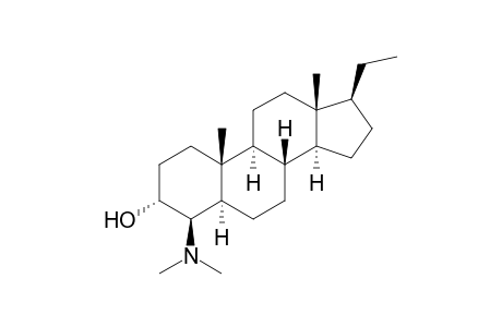 4.beta.-dimethylamino-3.alpha.-hydroxypregnane