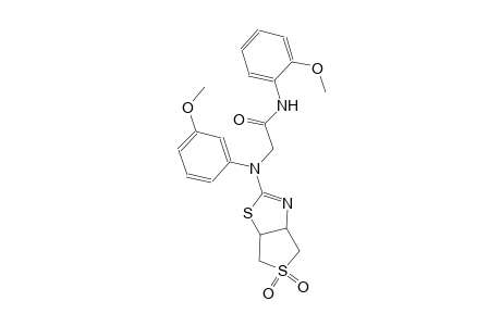 acetamide, 2-[(3a,4,6,6a-tetrahydro-5,5-dioxidothieno[3,4-d]thiazol-2-yl)(3-methoxyphenyl)amino]-N-(2-methoxyphenyl)-