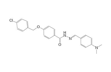 benzoic acid, 4-[(4-chlorophenyl)methoxy]-, 2-[(E)-[4-(dimethylamino)phenyl]methylidene]hydrazide
