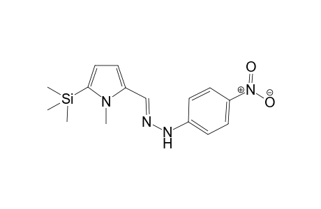 1-Methyl-2-formyl-5-trimethylsilylpyrrole-(4-nitrophenyl)hydrazone
