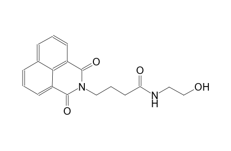 4-(1,3-dioxo-1H-benzo[de]isoquinolin-2(3H)-yl)-N-(2-hydroxyethyl)butanamide