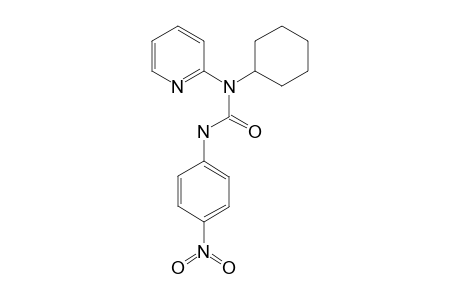 N-CYCLOHEXYL-N-(PYRIDIN-2-YL)-N'-(4-NITROPHENYL)-UREA