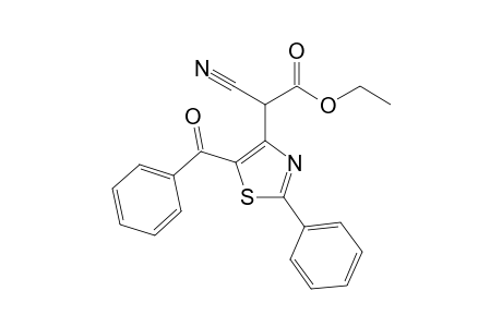 Ethyl Cyano(5-benzoyl-2-phenylthiazol-4-yl)acetate