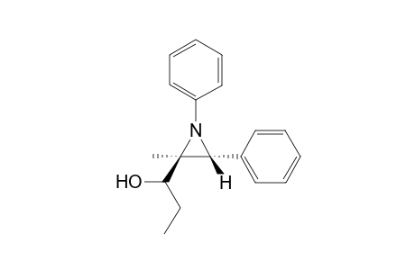 (E)-2-(1-Hydroxypropyl)-2-methyl-1,3-diphenylaziridine