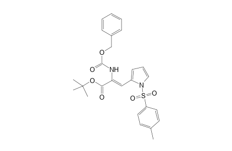 t-Butyl (Z)-2-[(benzyloxy)carbonylamino]-3-{ 1'-[(4"-methylphenyl)sulfonyl]-1H-pyrrol-2'-yl}prop-2-enoate