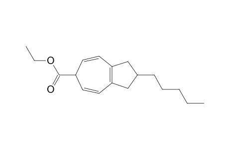 2-Amyl-1,2,3,6-tetrahydroazulene-6-carboxylic acid ethyl ester