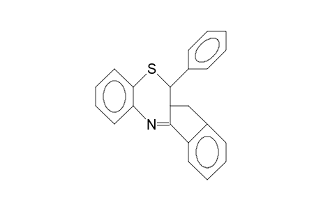6-Phenyl-5a,6-dihydro-5H-benzo(B)indeno(1,2-E)(1,5)thiazepine