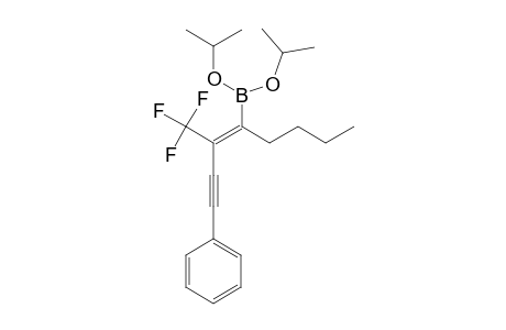 (Z)-2-(1-BUTYL-4-PHENYL-2-TRIFLUOROMETHYLBUT-1-EN-3-YNYL)-4,4,5,5-TETRAMETHYL-1,3,2-DIOXABOROLANE