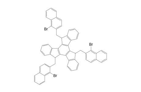 anti-5,10,15-Tris(1-bromo-2-naphthylmethyl)-10,15-dihydro-5H-diindeno[1,2-a;1',2'-c]fluorene