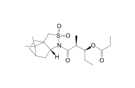 (2R)-N-[(2S,3S)-2-Methyl-3-(propionyloxy)pentanoyl]bornane-10,2-sultam