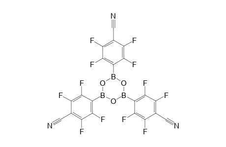 Tris(4-cyano-2,3,5,6-tetrafluorphenyl)boroxyin
