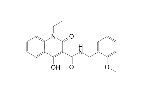 1-ethyl-4-hydroxy-N-(2-methoxybenzyl)-2-oxo-1,2-dihydro-3-quinolinecarboxamide