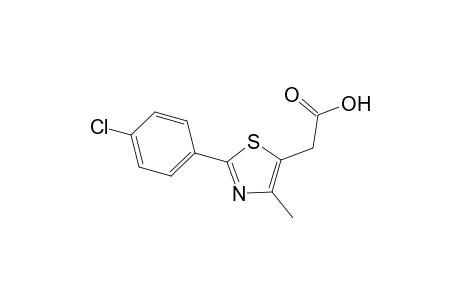 [2-(4-Chlorophenyl)-4-methyl-1,3-thiazol-5-yl]acetic acid