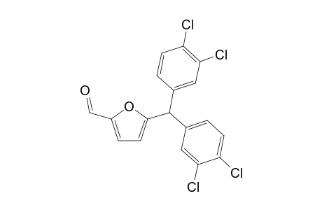 5-[Bis(3,4-dichlorophenyl)methyl]furan-2-carbaldehyde