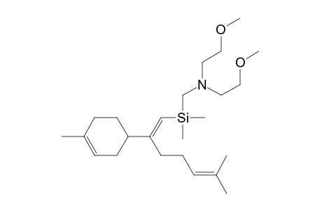 1-[[[bis(2-methoxyethyl)amino]methyl]dimethylsilyl]-6-methyl-2-(4-methyl-3-cyclohexenyl)-1,5-heptadiene