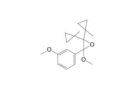 1-Methoxy-1-(3-methoxyphenyl)-2,2-bis(1-methylcyclopropyl)-1,2-epoxyethane