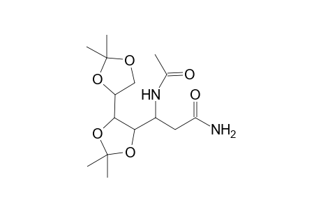 D-manno-Heptonamide, 3-(acetylamino)-2,3-dideoxy-4,5:6,7-bis-O-(1-methylethylidene)-